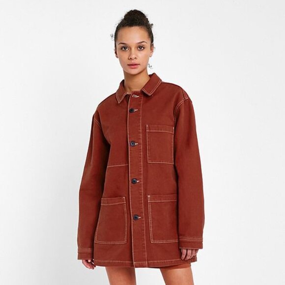 Urban Outfitters BDG Rust Workwear Jacket – XS – 100% Cotton Utility Coat - Picture 1 of 6